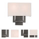 Meridian 2 Light 13 inch English Bronze ADA ADA Wall Sconce Wall Light