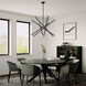 Soho 12 Light 36 inch Black Chandelier Ceiling Light