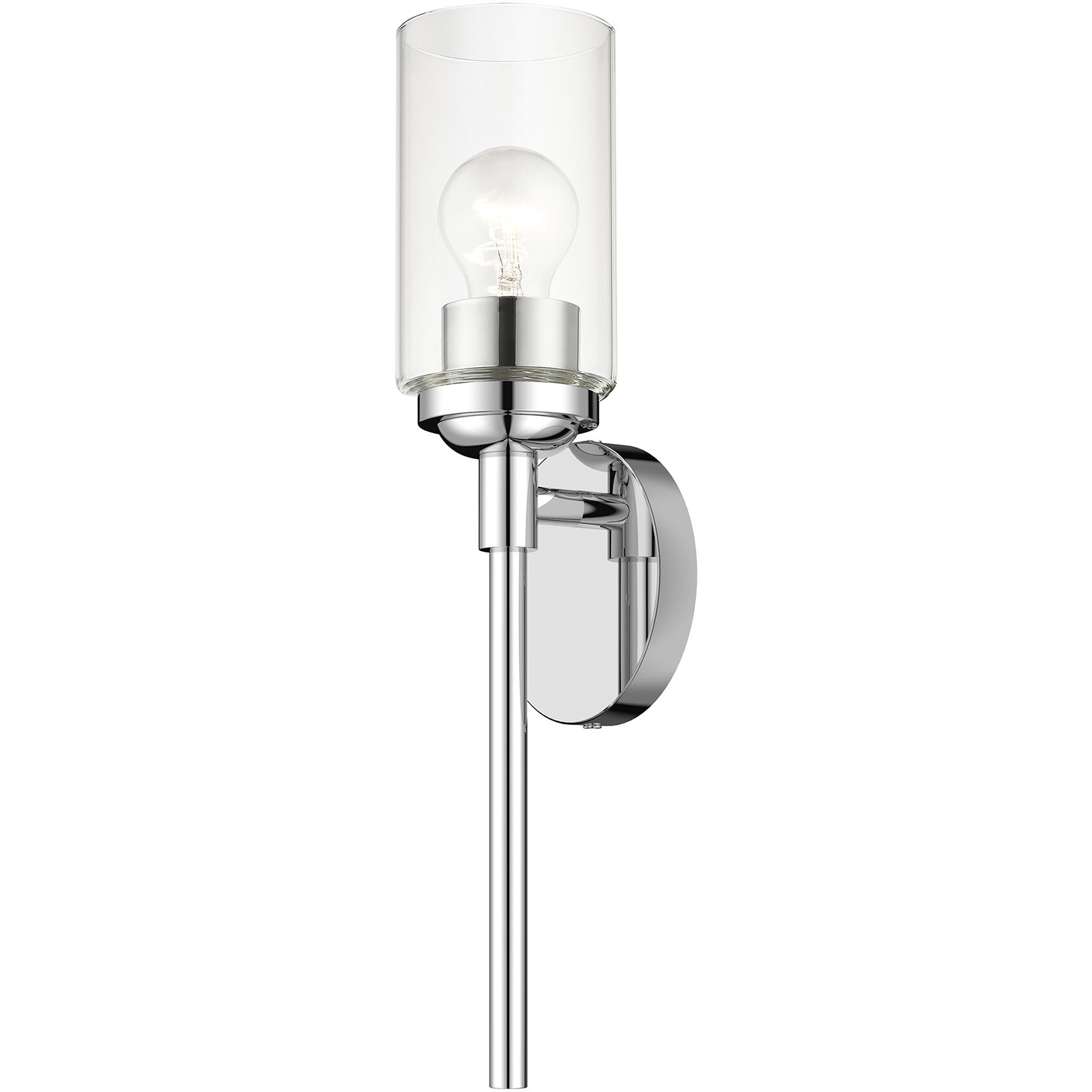 Whittier 1 Light 4.75 inch Polished Chrome ADA Wall Sconce Wall Light, Single