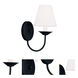 Mendham 1 Light 5 inch Black Wall Sconce Wall Light