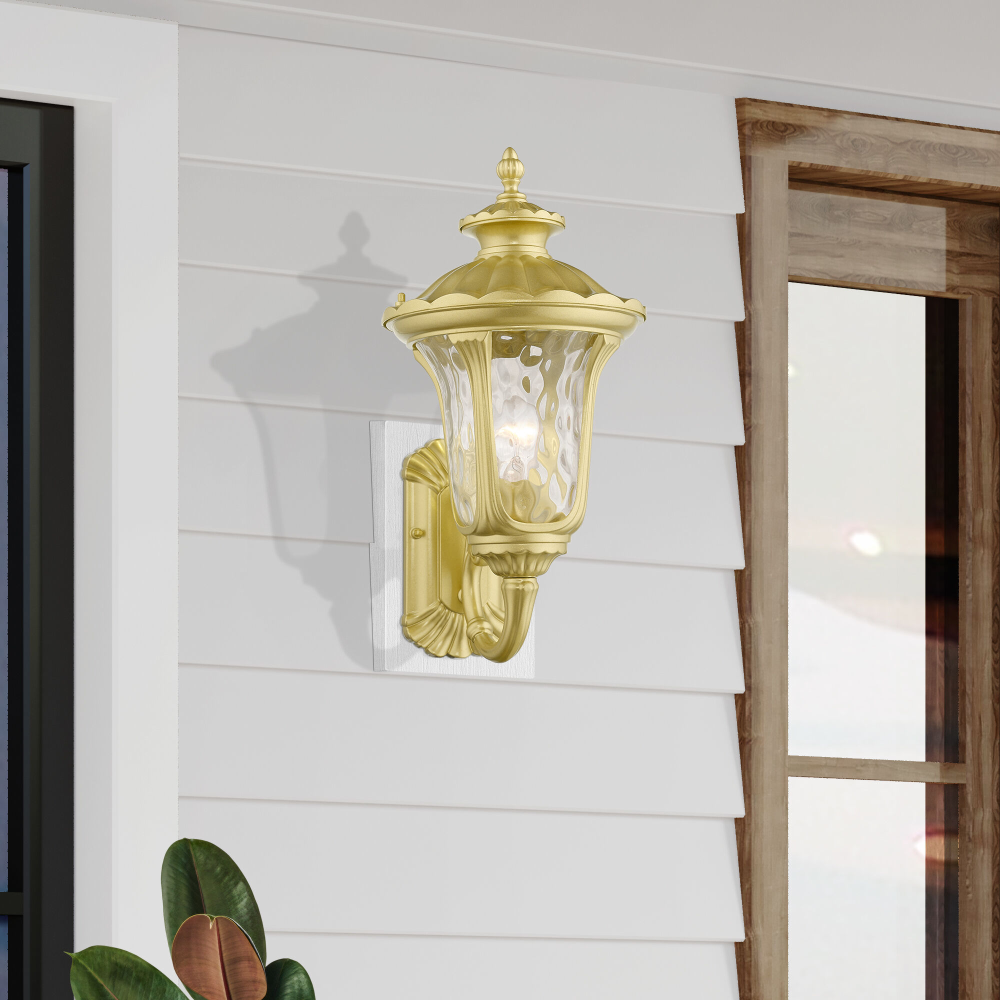 Oxford 1 Light 18.25 inch Soft Gold Outdoor Wall Lantern, Medium