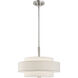 Meridian 4 Light 18 inch Brushed Nickel Pendant Ceiling Light