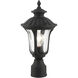 Oxford 1 Light 16 inch Textured Black Outdoor Post Top Lantern
