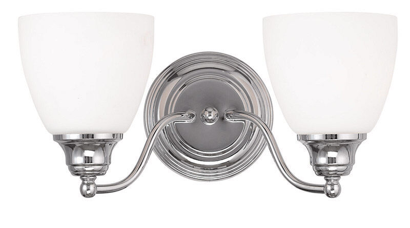 Somerville 2 Light 15 inch Polished Chrome Bath Vanity Wall Light