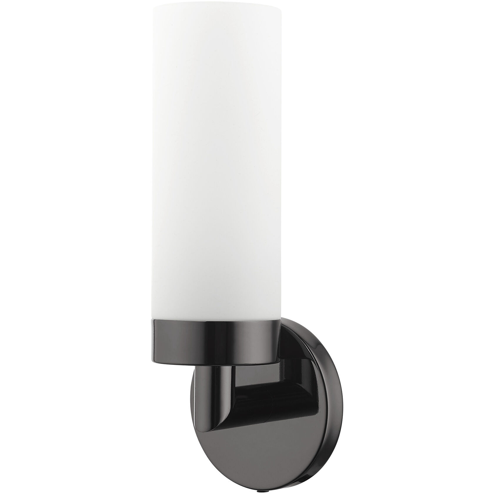 Aero 1 Light 4 inch Black Chrome ADA ADA Single Sconce Wall Light
