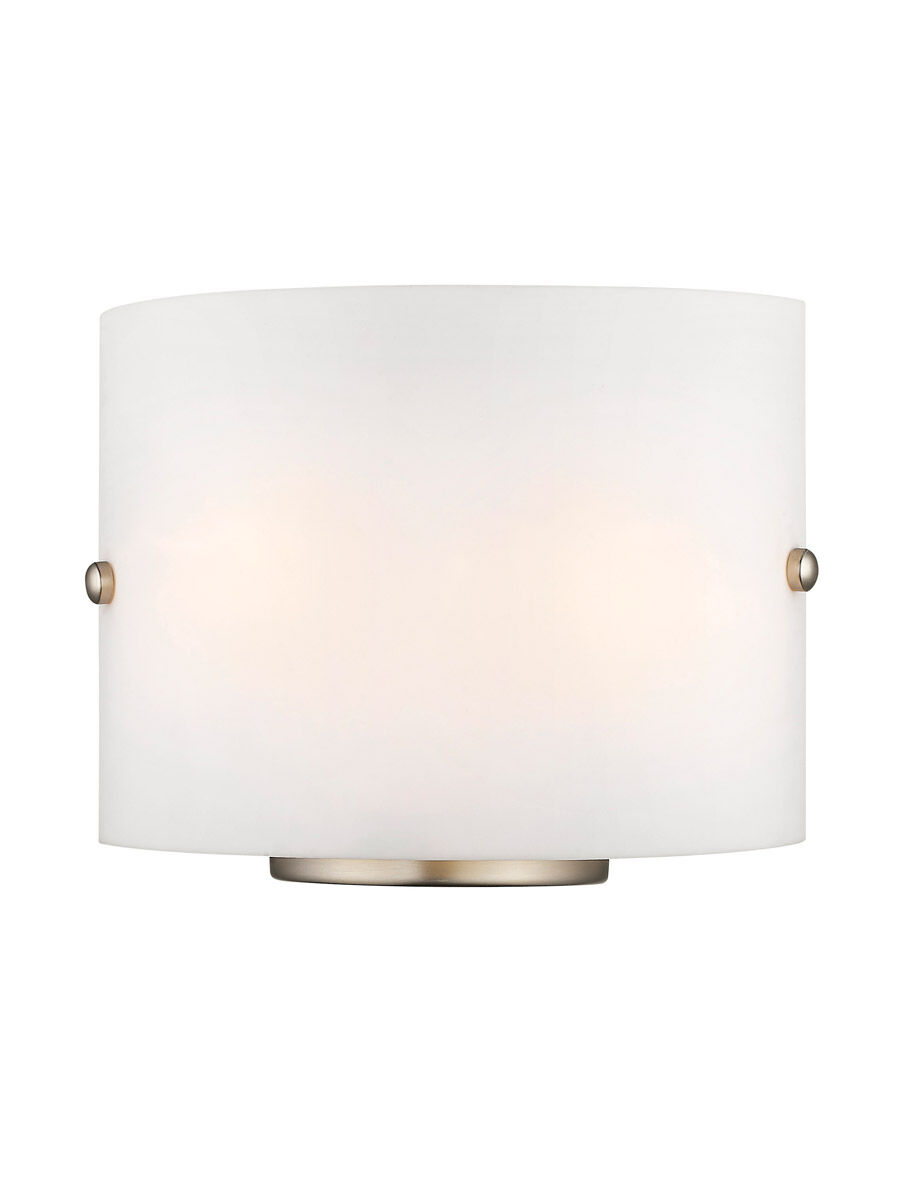 Allison 2 Light 10 inch Brushed Nickel ADA Wall Sconce Wall Light