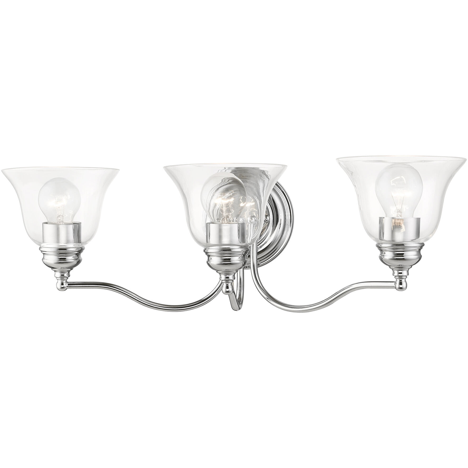 Moreland 3 Light 24 inch Polished Chrome Vanity Sconce Wall Light