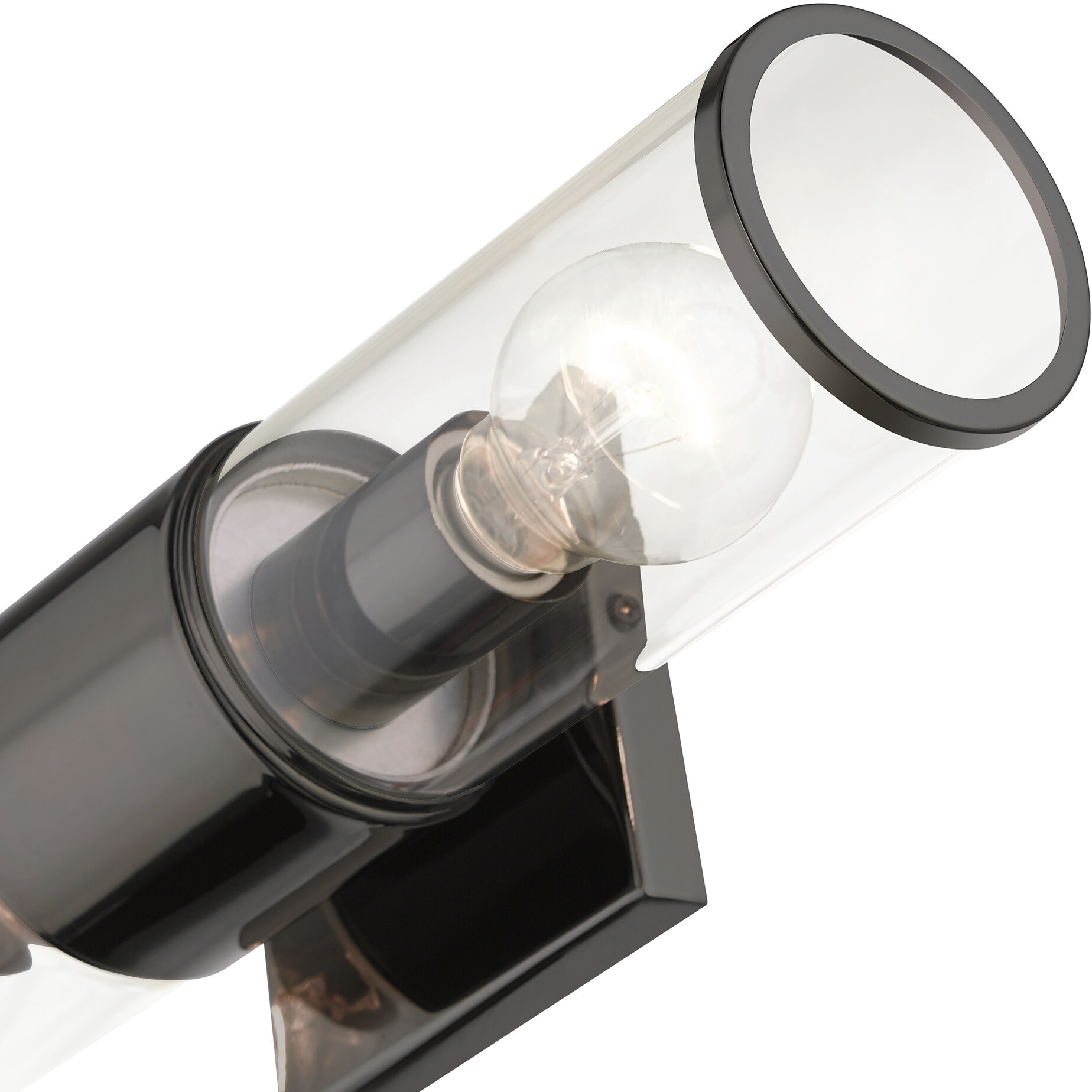 Quincy 2 Light 16 inch Black Chrome Vanity Sconce Wall Light