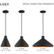 Allison 1 Light 7 inch Black Mini Pendant Ceiling Light