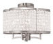 Grammercy 4 Light 14 inch Brushed Nickel Convertible Mini Chandelier/Ceiling Mount Ceiling Light