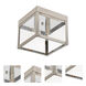 Nyack 2 Light 8 inch Brushed Nickel Outdoor Ceiling Mount