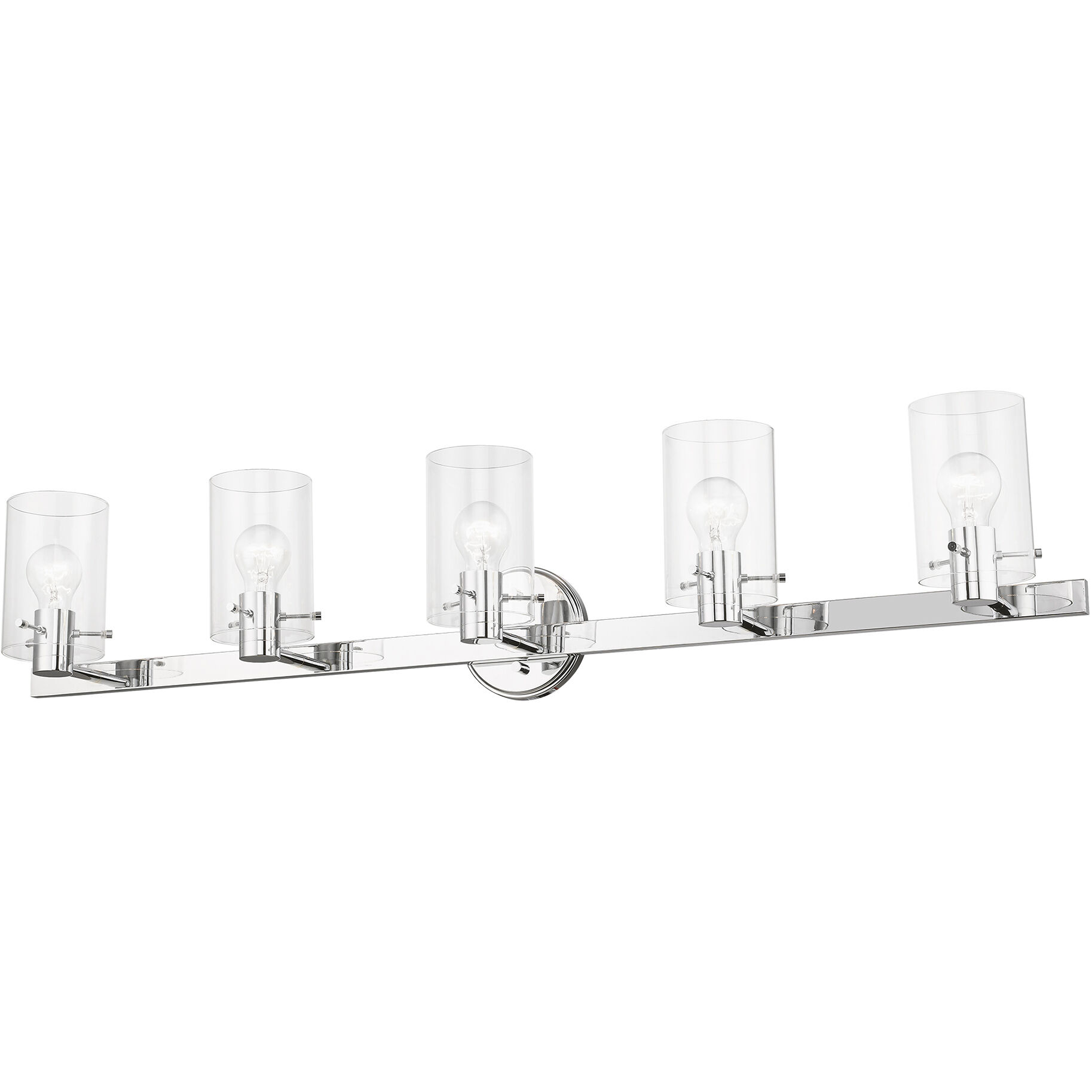 Munich 5 Light 42 inch Polished Chrome Vanity Sconce Wall Light