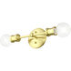 Lansdale 2 Light 5 inch Satin Brass Vanity Sconce Wall Light
