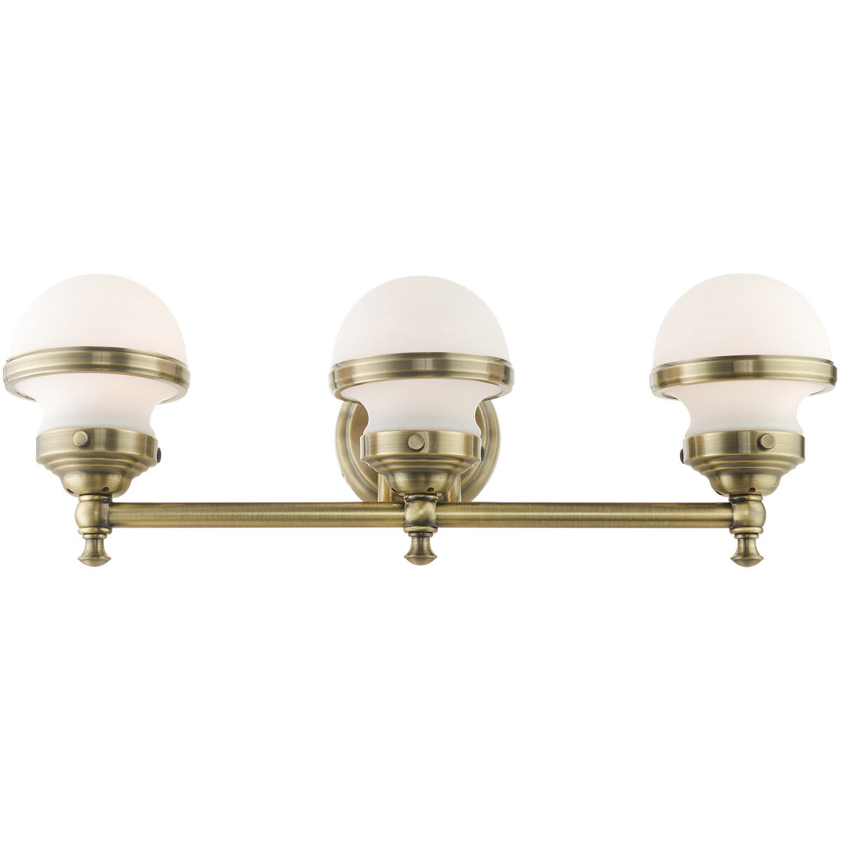 Oldwick 3 Light 24 inch Antique Brass Vanity Sconce Wall Light