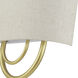 Stratton 2 Light 13 inch Soft Gold ADA Wall Sconce Wall Light
