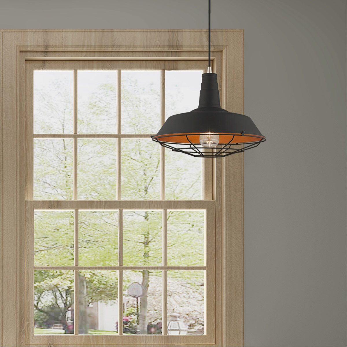 Allison 1 Light 14 inch Black Mini Pendant Ceiling Light