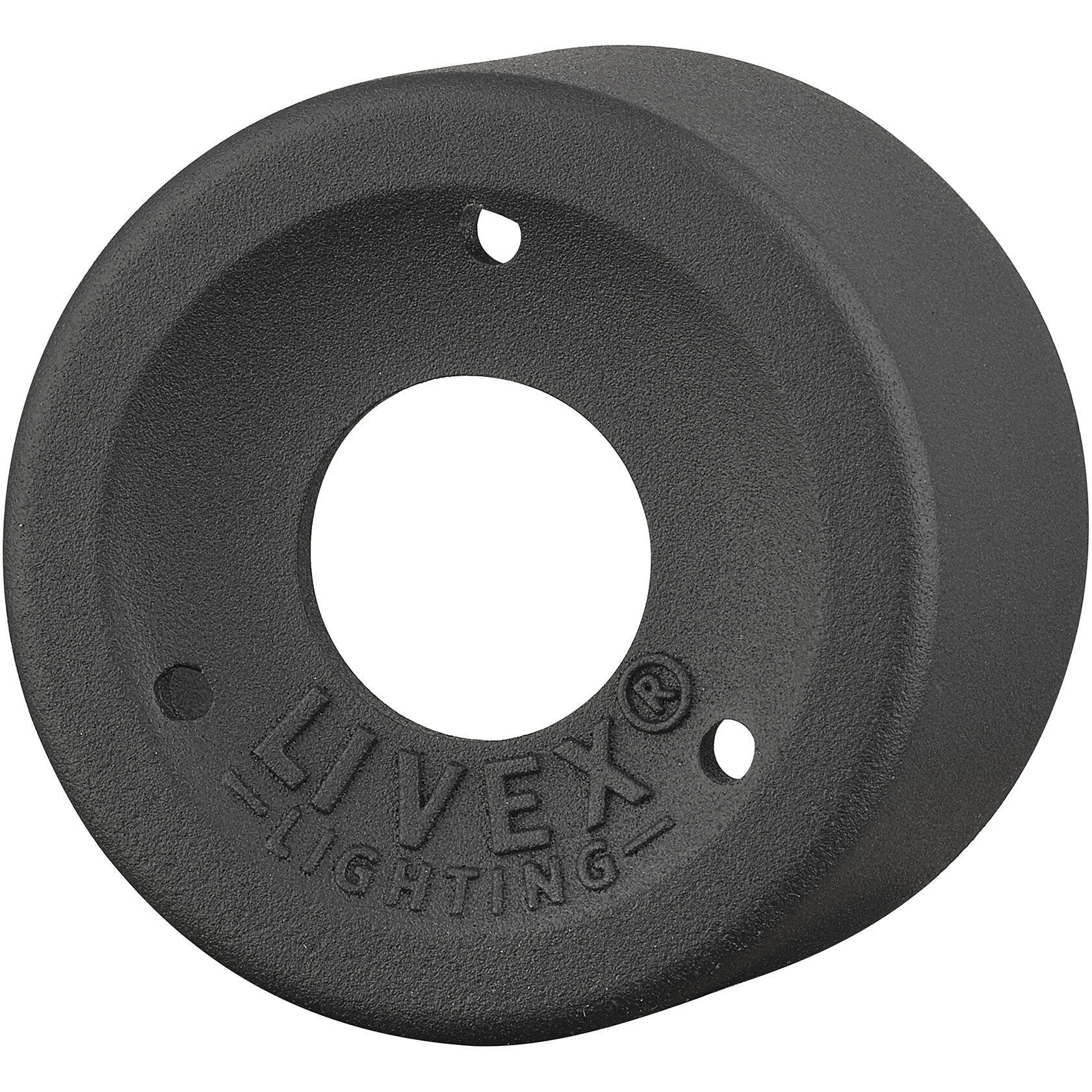 Allison 2 inch Textured Black Hidden Pier Mount Adapter