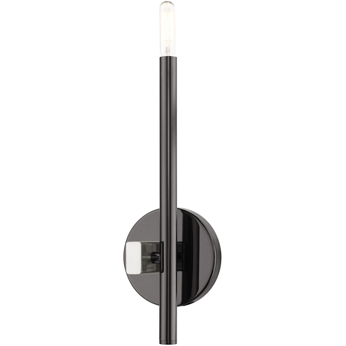 Denmark 1 Light 5 inch Black Chrome ADA ADA Single Sconce Wall Light