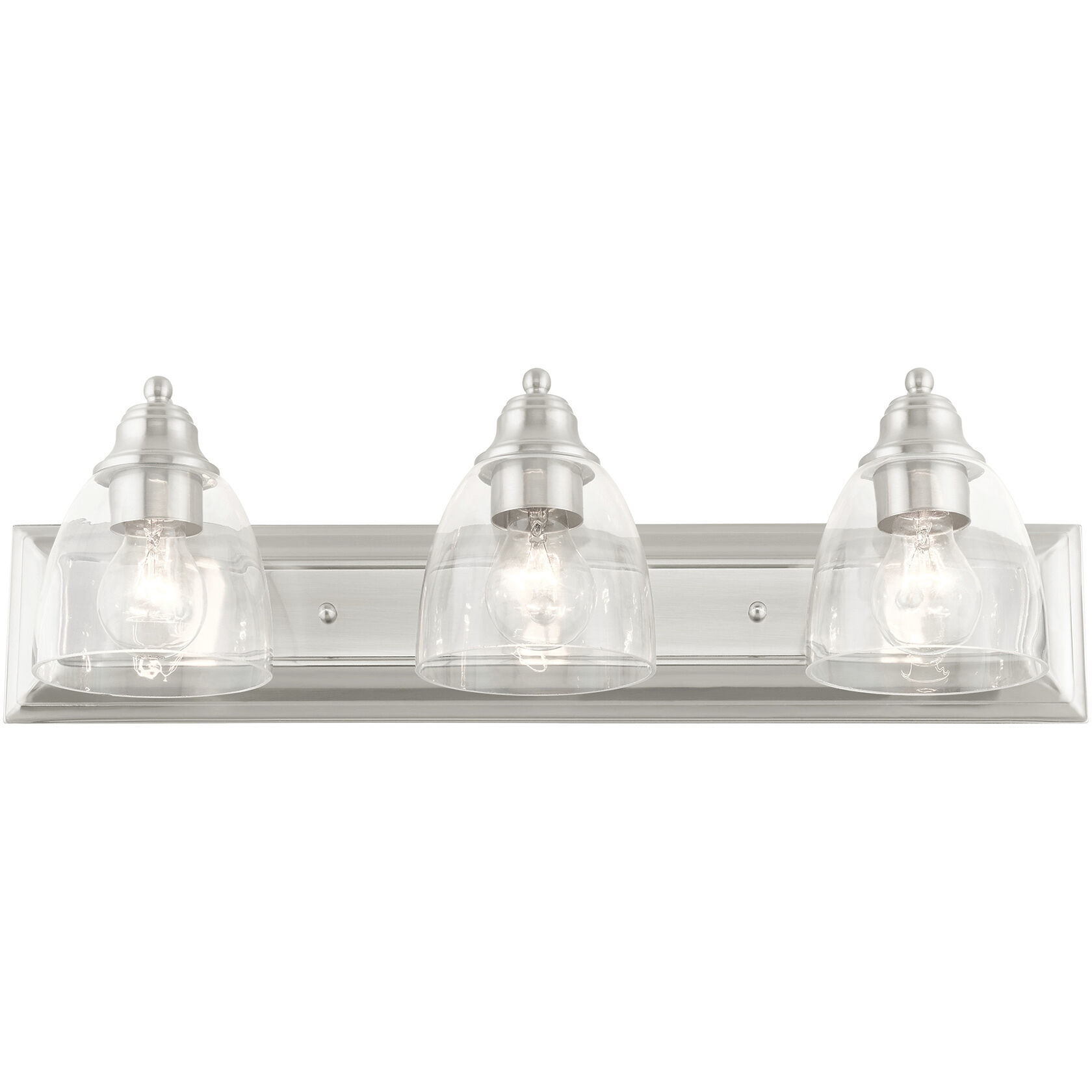 Birmingham 3 Light 24 inch Brushed Nickel Vanity Sconce Wall Light
