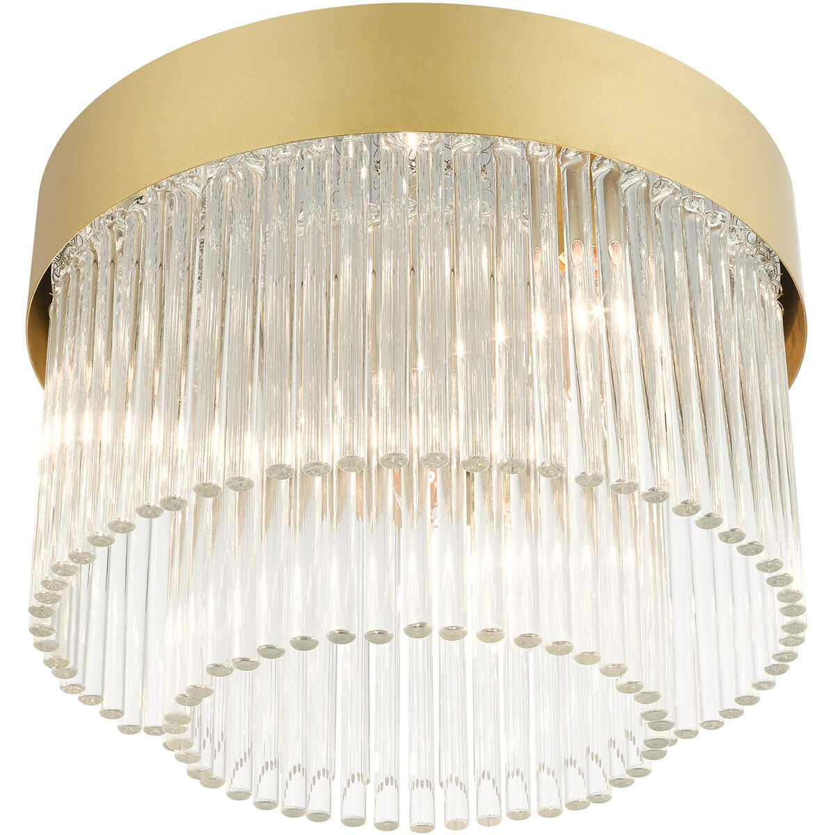 Norwich 4 Light 13 inch Soft Gold Flush Mount Ceiling Light