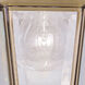 Georgetown 1 Light 12 inch Antique Brass Outdoor Wall Lantern