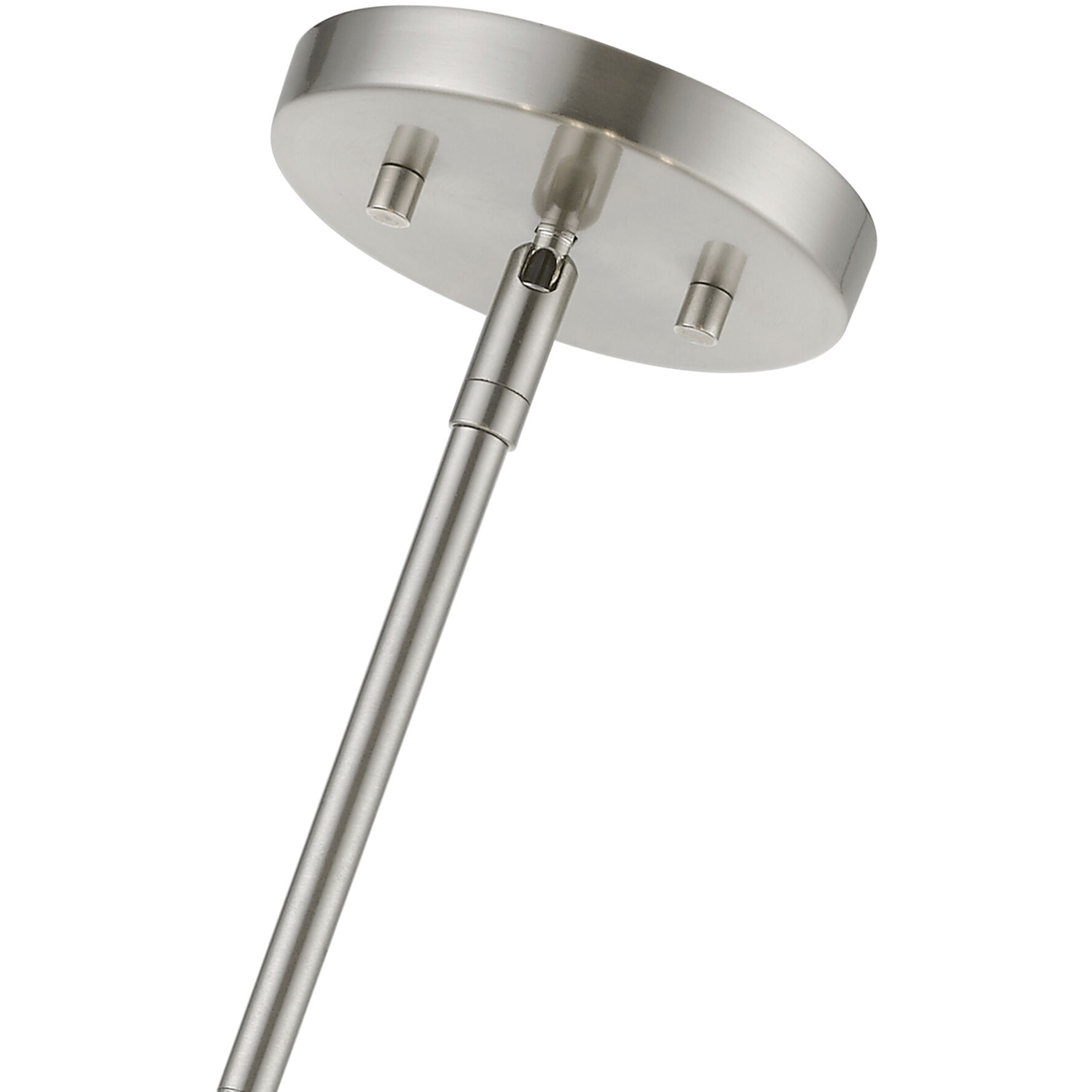 Elmhurst 5 Light 26 inch Brushed Nickel with Shiny White Accents Pendant Ceiling Light, Large