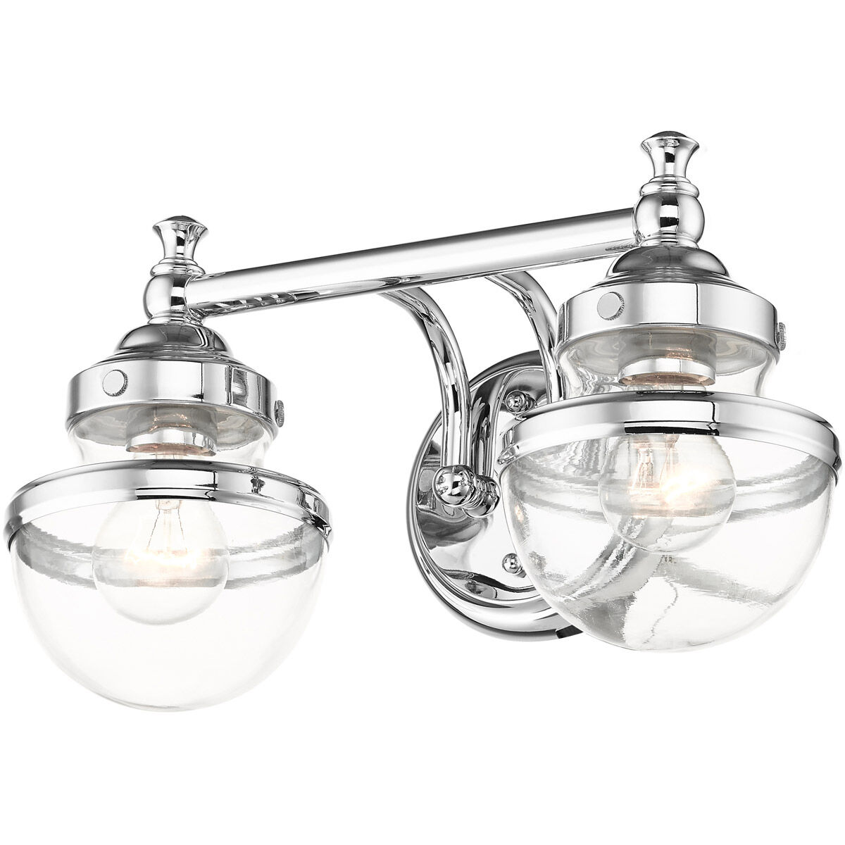 Oldwick 2 Light 15 inch Polished Chrome Vanity Sconce Wall Light