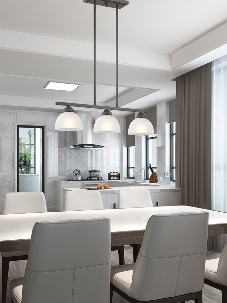 Somerset 3 Light 28 inch English Bronze Linear Chandelier Ceiling Light