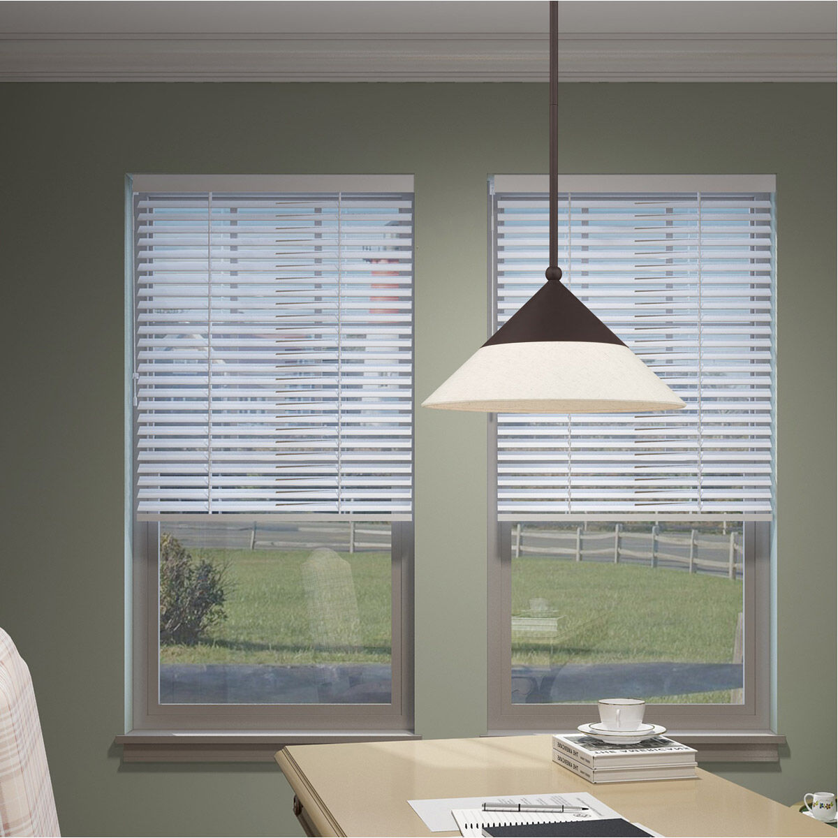 Stockholm 1 Light 15 inch Bronze Mini Pendant Ceiling Light