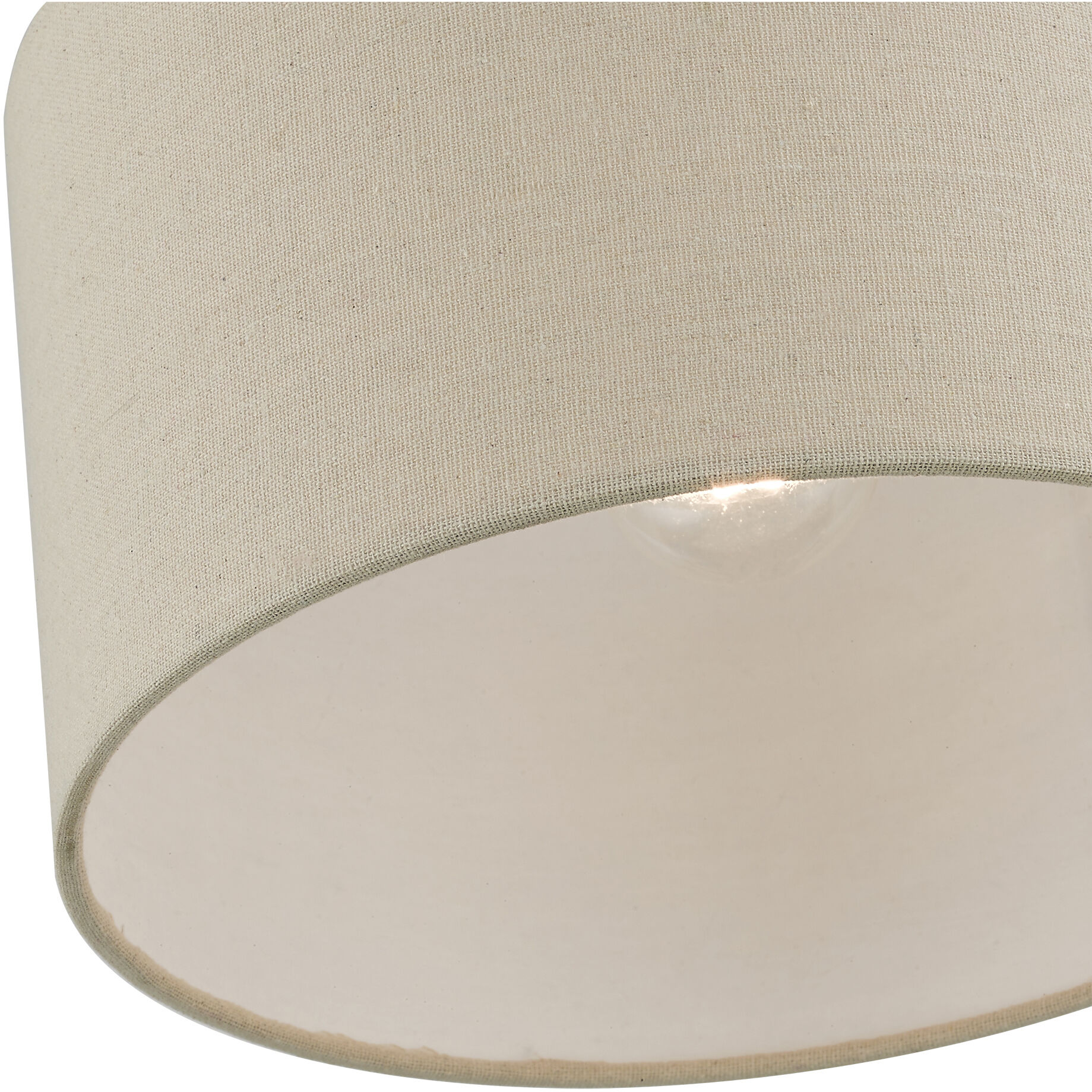 Burnett 1 Light 10 inch Antique Gold Leaf with White Accents Small Semi-Flush Ceiling Light, Small