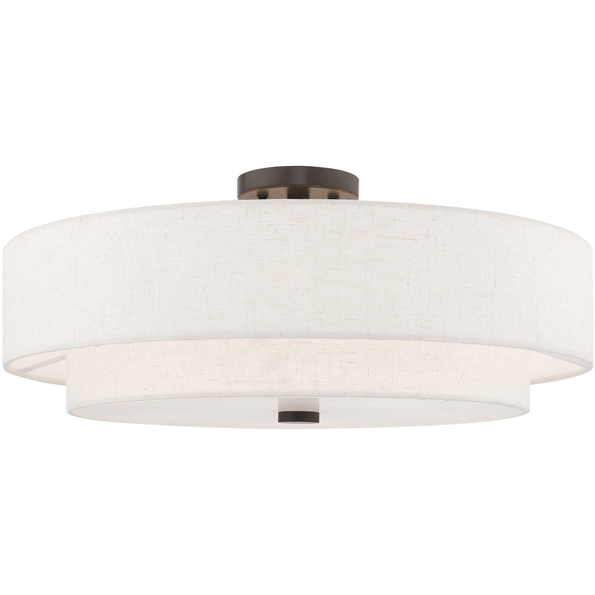 Meridian 5 Light 22.00 inch Semi-Flush Mount
