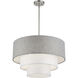 Brookmeade 4 Light 23 inch Brushed Nickel Pendant Chandelier Ceiling Light