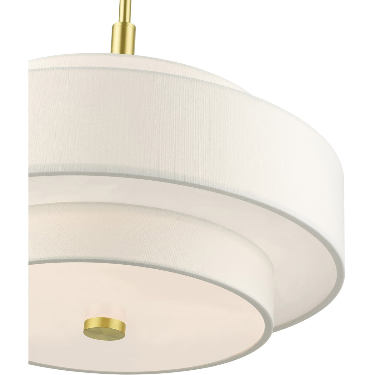 Meridian 4 Light 18 inch Satin Brass Chandelier Ceiling Light