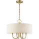 Blossom 4 Light 18 inch Antique Brass Pendant Chandelier Ceiling Light