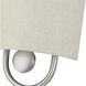 Stratton 1 Light 9 inch Brushed Nickel ADA Wall Sconce Wall Light