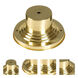 Outdoor Pier Mount Adapters Polished Brass Outdoor Pier Mount Adapters