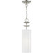 Brookdale 1 Light 5 inch Brushed Nickel Mini Pendant Ceiling Light