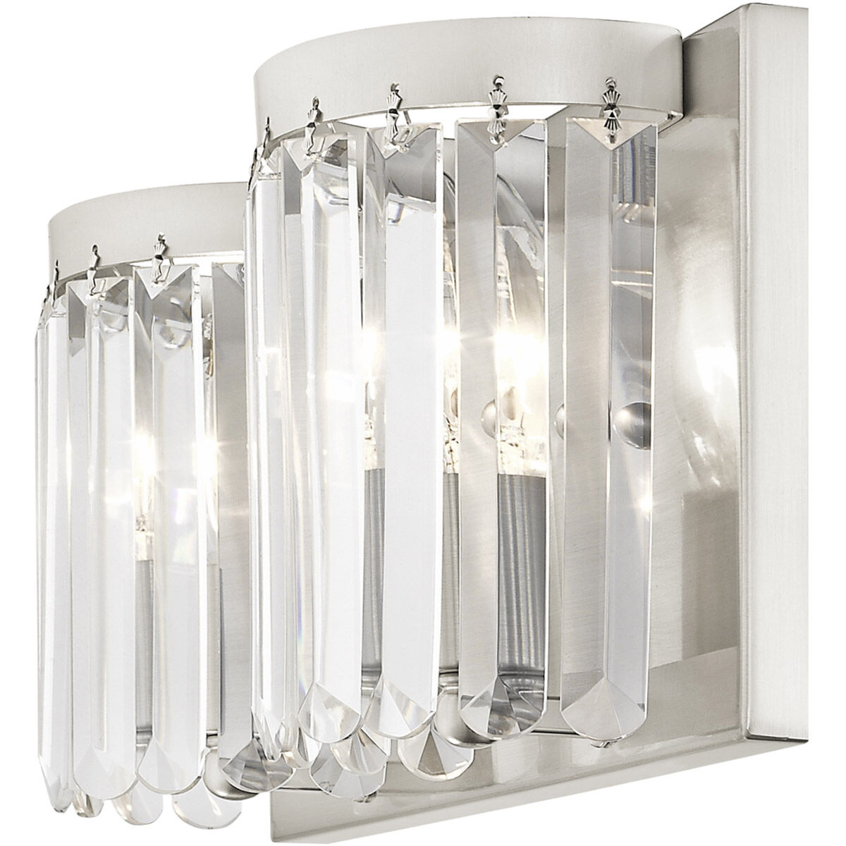 Ashton 2 Light 17 inch Brushed Nickel ADA Bath Vanity Wall Light