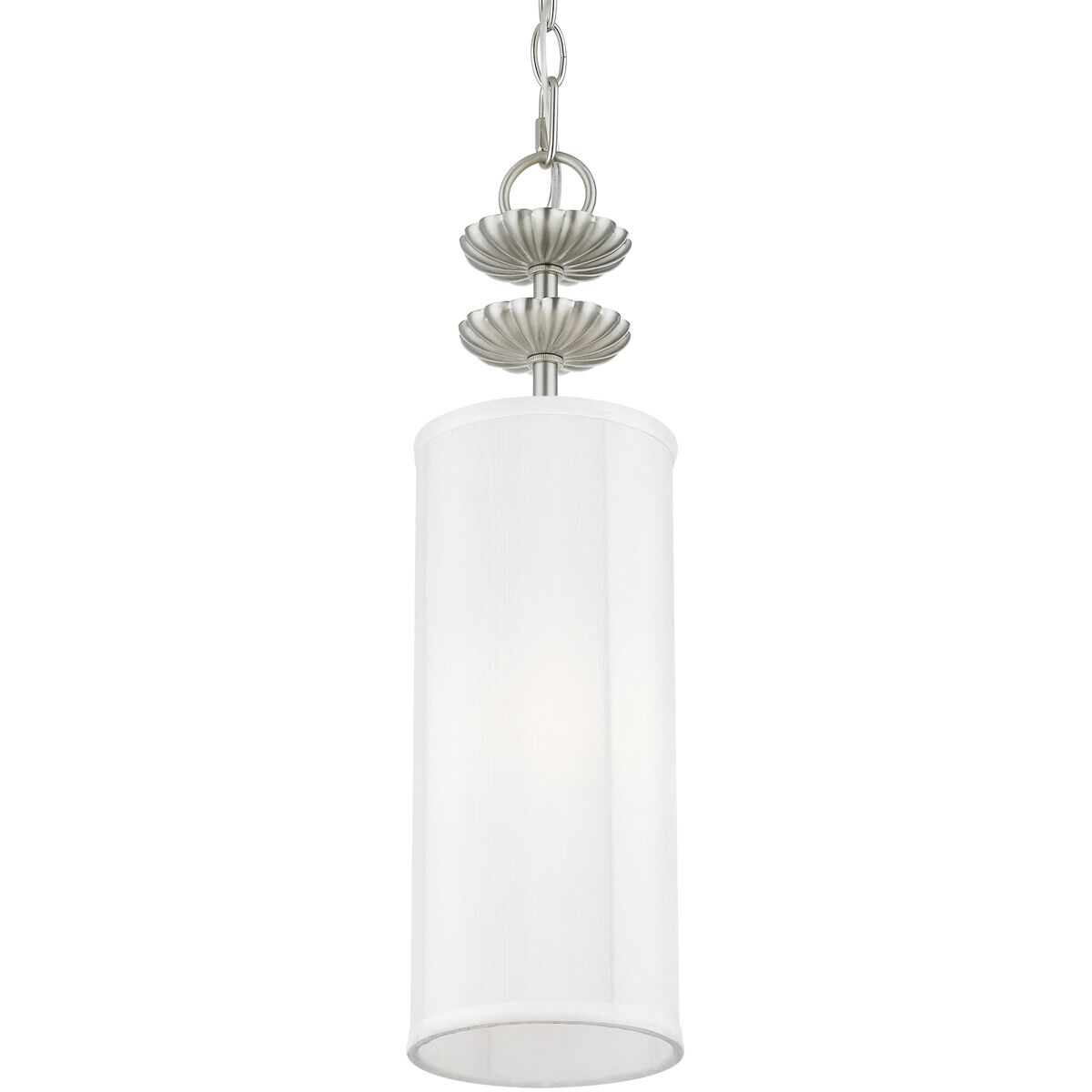 Brookdale 1 Light 5 inch Brushed Nickel Mini Pendant Ceiling Light