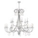 Daphne 18 Light 42 inch Polished Chrome Grande Foyer Chandelier Ceiling Light