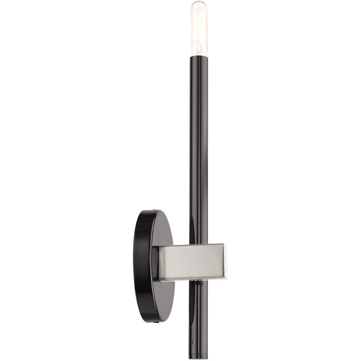 Denmark 1 Light 5 inch Black Chrome ADA ADA Single Sconce Wall Light
