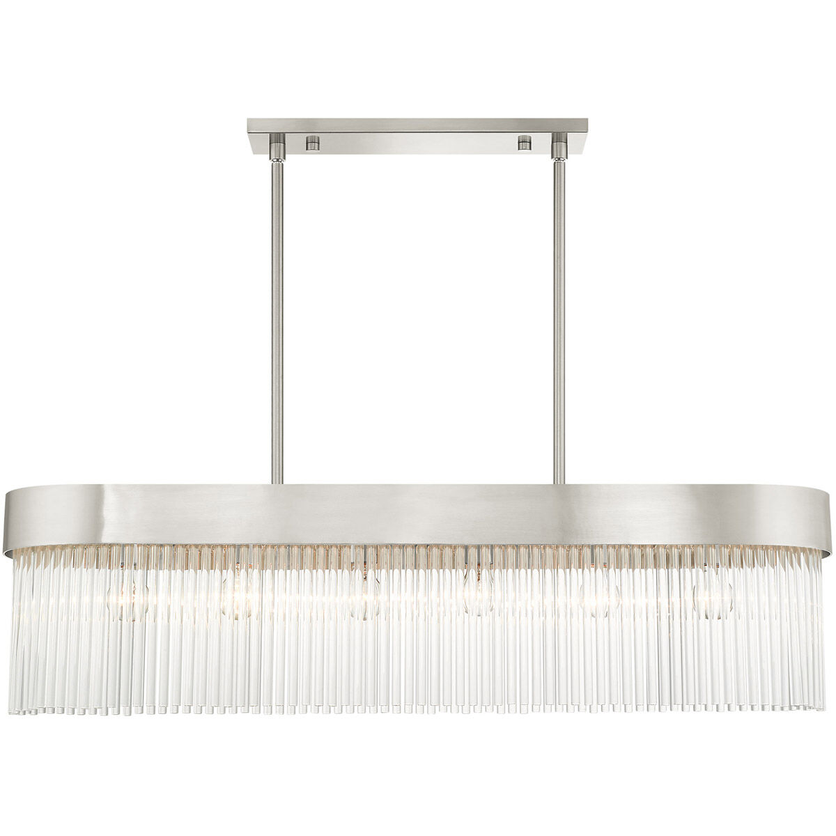 Norwich 6 Light 12 inch Brushed Nickel Chandelier Ceiling Light