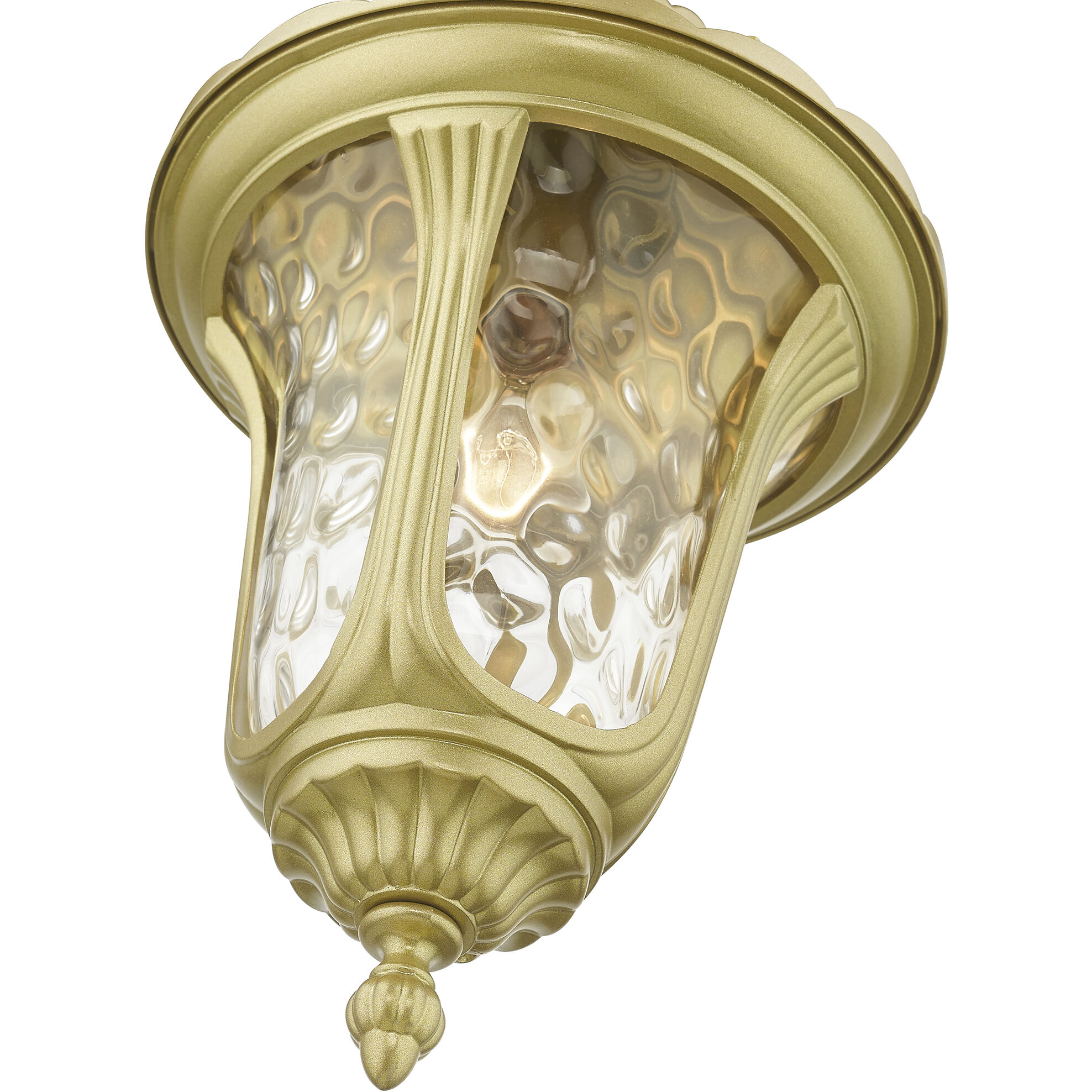 Oxford 1 Light 9.5 inch Soft Gold Outdoor Pendant Lantern, Medium