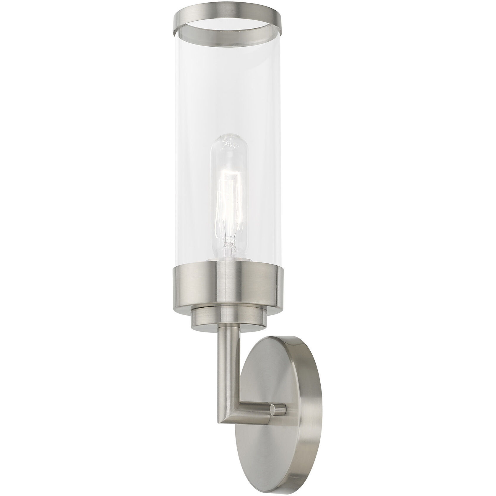 Hillcrest 1 Light 5 inch Brushed Nickel ADA ADA Wall Sconce Wall Light