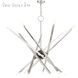 Monaco 14 Light 40 inch Brushed Nickel Foyer Chandelier Ceiling Light