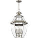 Monterey 4 Light 16 inch Brushed Nickel Outdoor Pendant Lantern