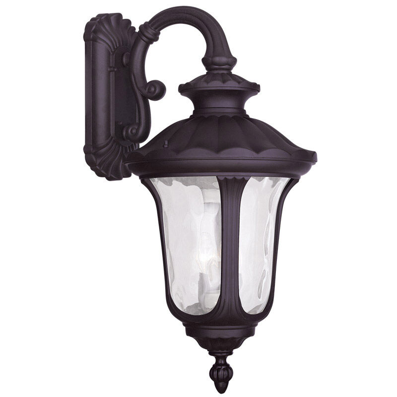 Oxford 3 Light 28 inch Bronze Outdoor Wall Lantern