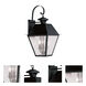 Mansfield 3 Light 22 inch Black Large Outdoor Wall Lantern