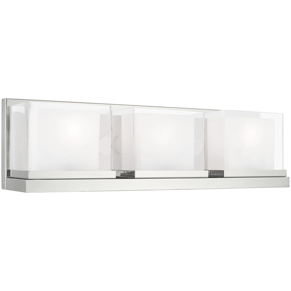 Duval 3 Light 24 inch Polished Chrome Bath Vanity Wall Light