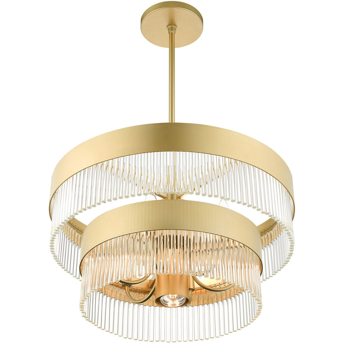 Norwich 7 Light 24 inch Soft Gold Chandelier Ceiling Light